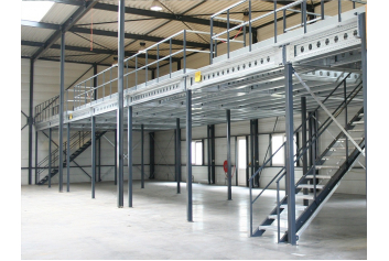 Rack Supported Mezzanine /I-Beam Platform | Creative Display Dubai