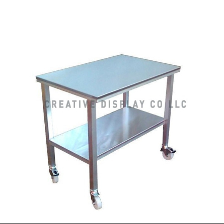 Mobile work top table 150 cm for sale in UAE | Creative Display